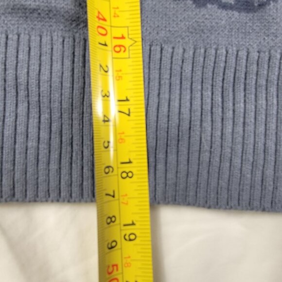 Abercrombie Kids Girls 9/10 Gray Butterfly Print Sweater Winter Warm School - Picture 7 of 7